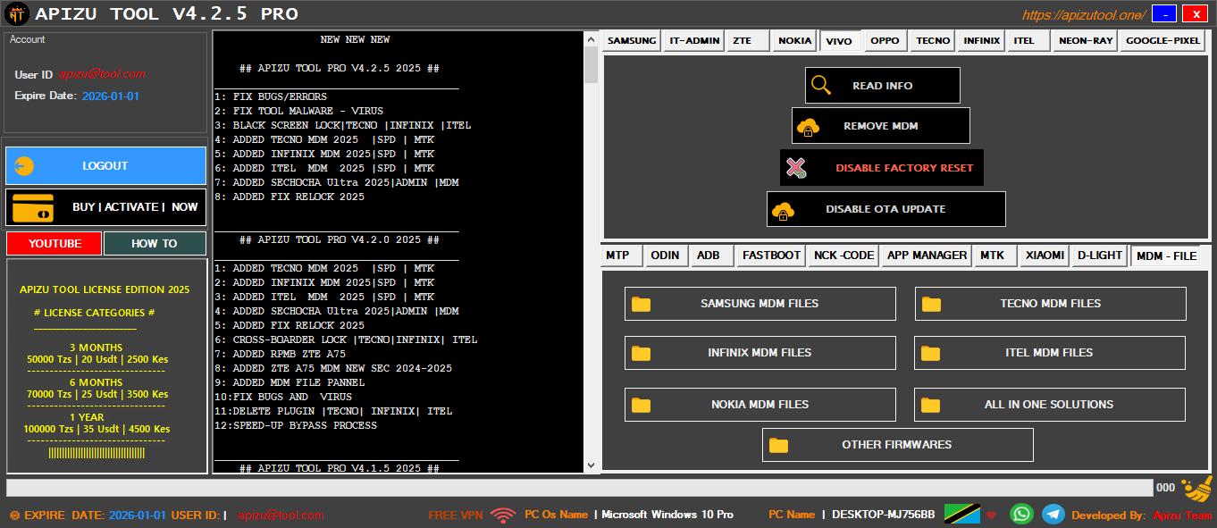 User Interface